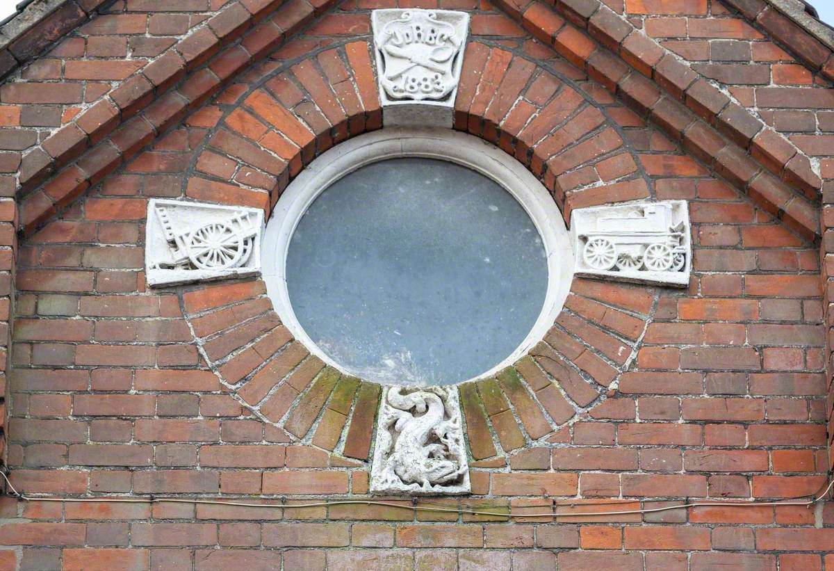 unknown artist; Keystones from Old Fire Station